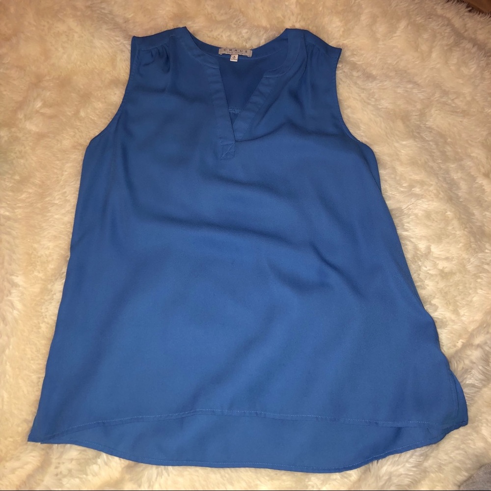 Blue tank top